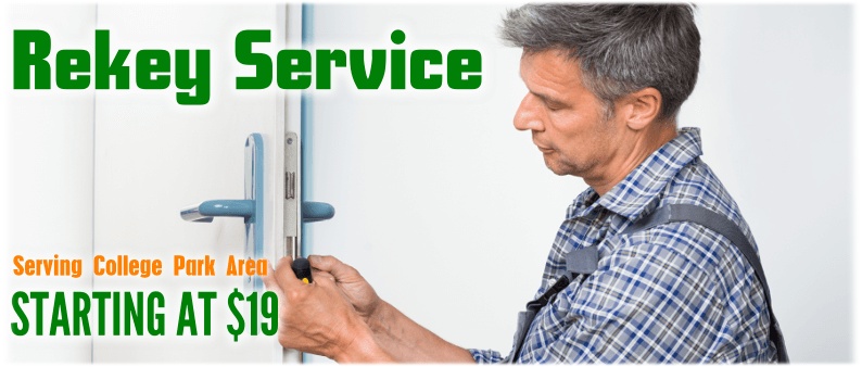 Rekey Service - Locksmith College Park MD